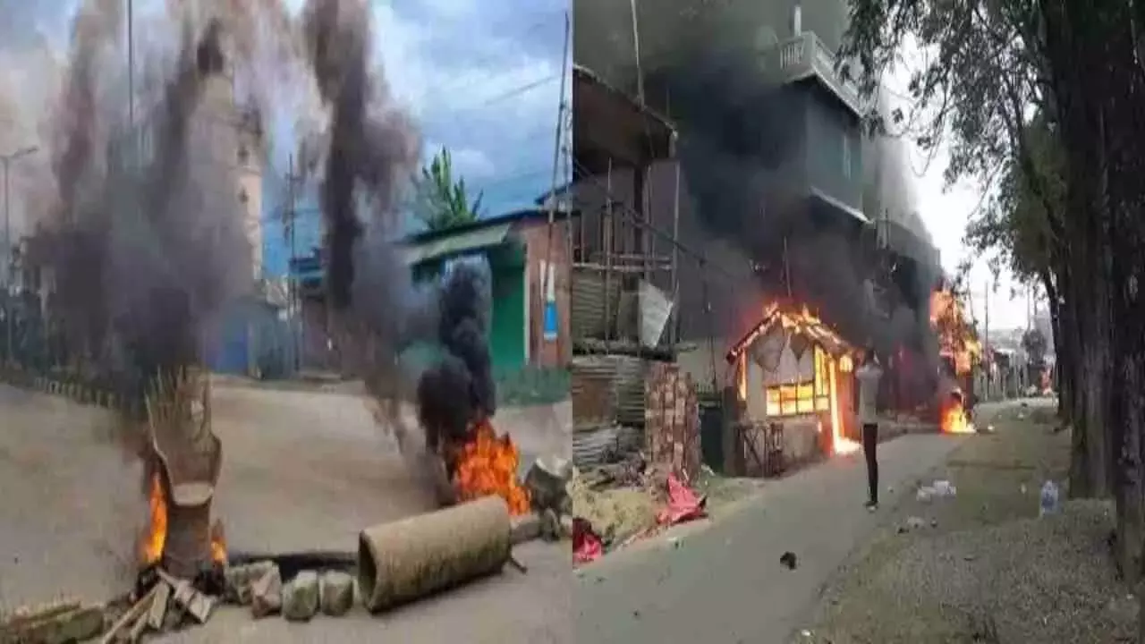 मणिपुर में फिर हिंसा भड़की, जिरीबाम में 5 की मौत, इंफाल में सुरक्षाबलों और लोगों के बीच संघर्ष में 5 घायल