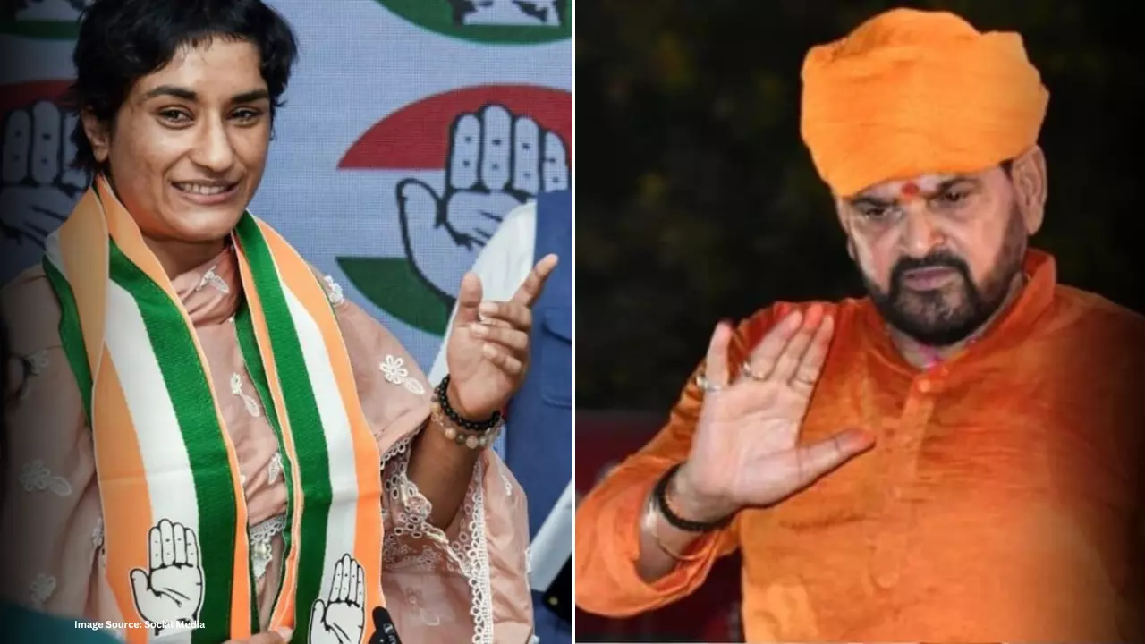 भगवान ने तुम्हें दी है सजा..., विनेश फोगट पर बृजभूषण सिंह का तीखा हमला, ओलंपिक धोखाधड़ी का लगाया आरोप