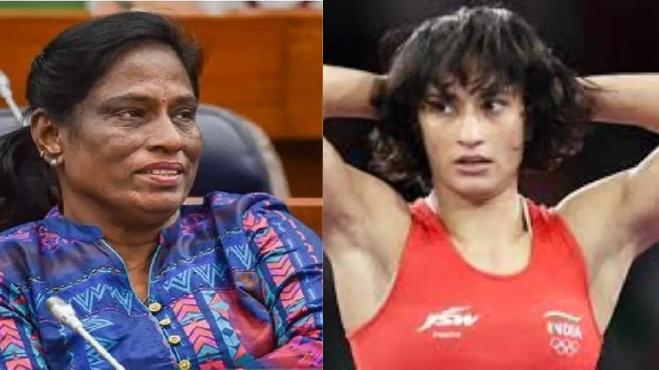 पीटी ऊषा पर भड़की विनेश फौगाट, पूछा- कर ली राजनीति? पीटी ऊषा पर भड़की विनेश फौगाट, पूछा- कर ली राजनीति?