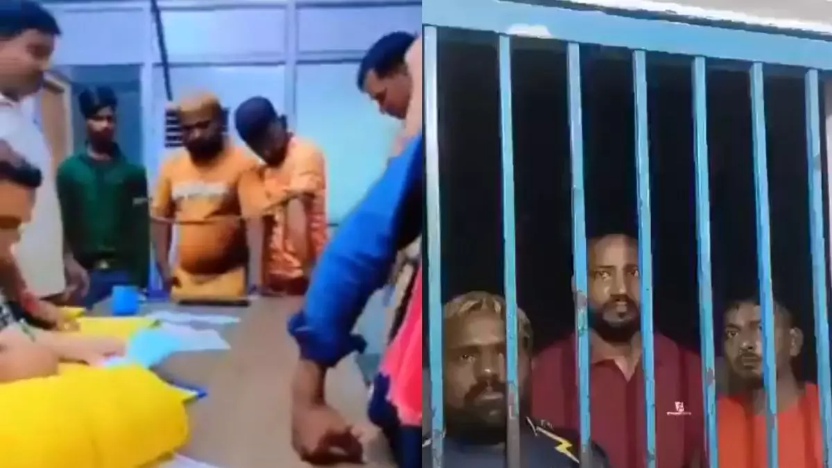 नोएडा: छेड़खानी के आरोप में शेर-चीता गिरफ्तार, पुलिस कस्टडी में बनाई REEL; रील वायरल होते ही फिर हुई गिरफ्तारी नोएडा: छेड़खानी के आरोप में शेर-चीता गिरफ्तार, पुलिस कस्टडी में बनाई REEL; रील वायरल होते ही फिर हुई गिरफ्तारी
