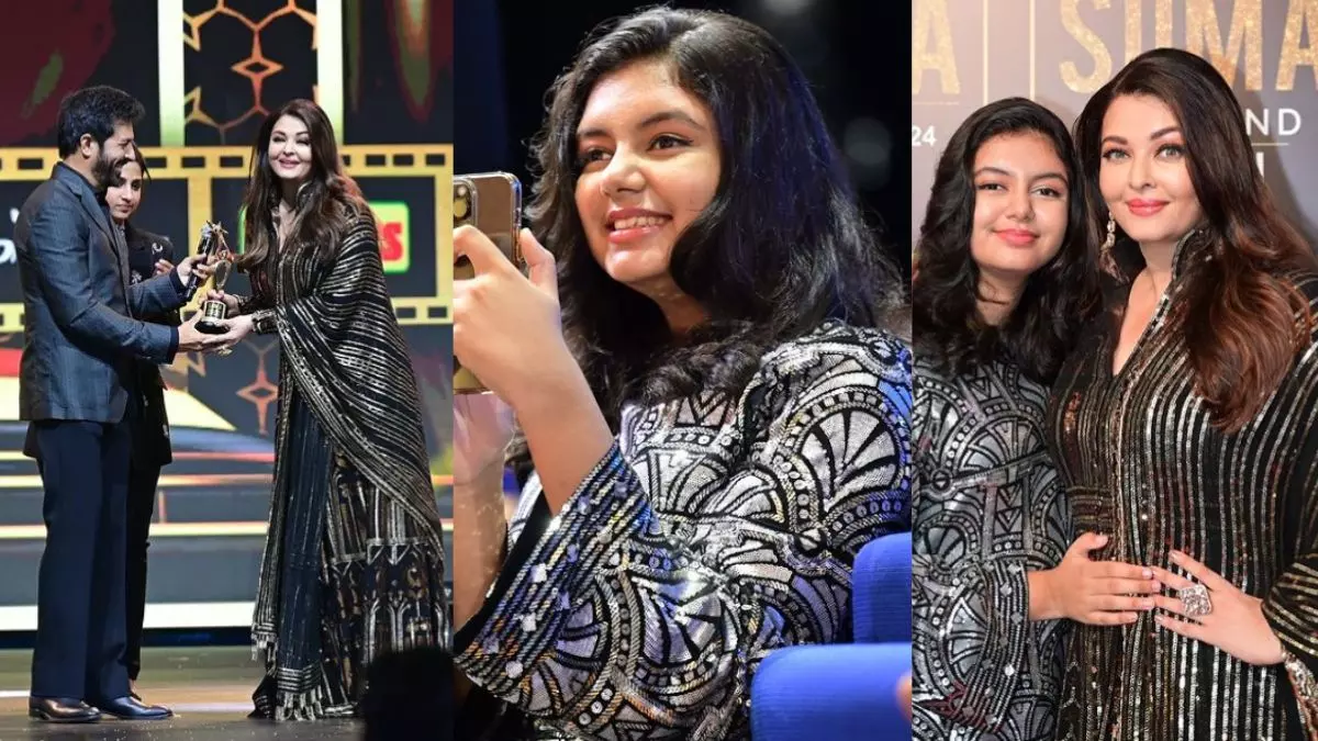 SIIMA 2024 में PS2 के लिए  बेस्ट एक्ट्रेस का अवॉर्ड जीतीं एश्वर्या राय, देखें तस्वीरें
