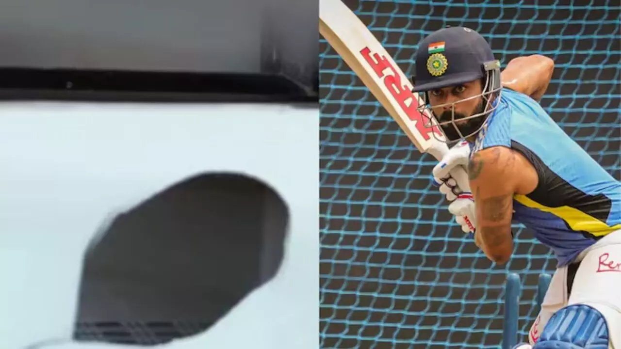 IND vs BAN: विराट कोहली का तगड़ा शॉट, दीवार तक को छेद दिया