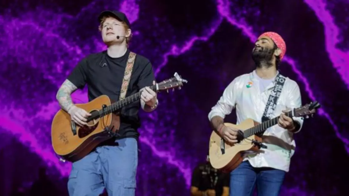लंदन में Ed Sheeran के साथ परफॉर्म करते नजर आए Arijit Singh, देखें तस्वीरें