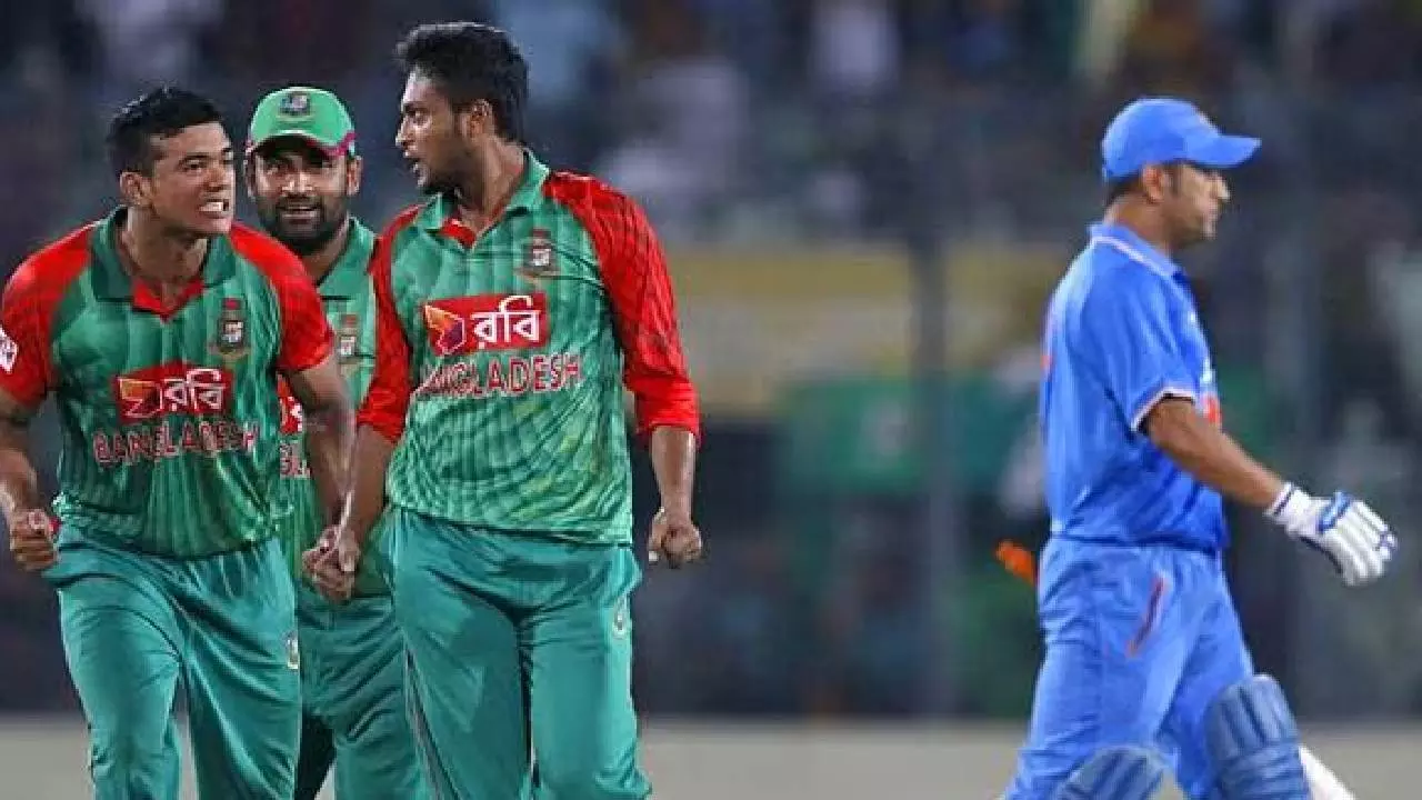 जब बांग्लादेश ने भारत को हराकर रचा था इतिहास, Dhoni की हुई थी किरकिरी