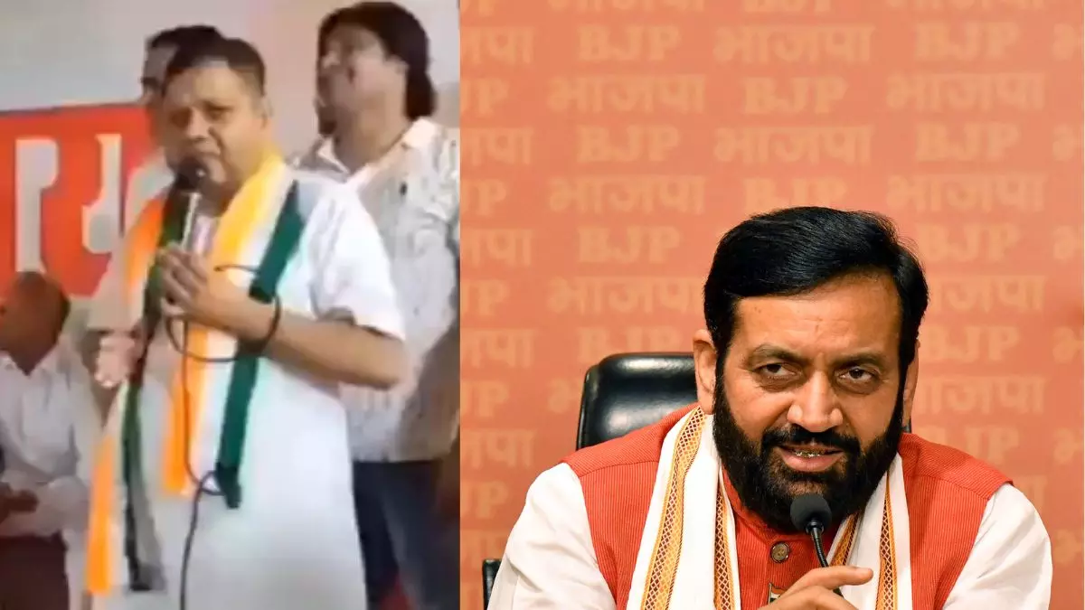 चुनाव के बीच वोट के बदले नौकरी देने का ऑफर दे रहे कांग्रेस नेता, BJP ने कह डाली यह बात
