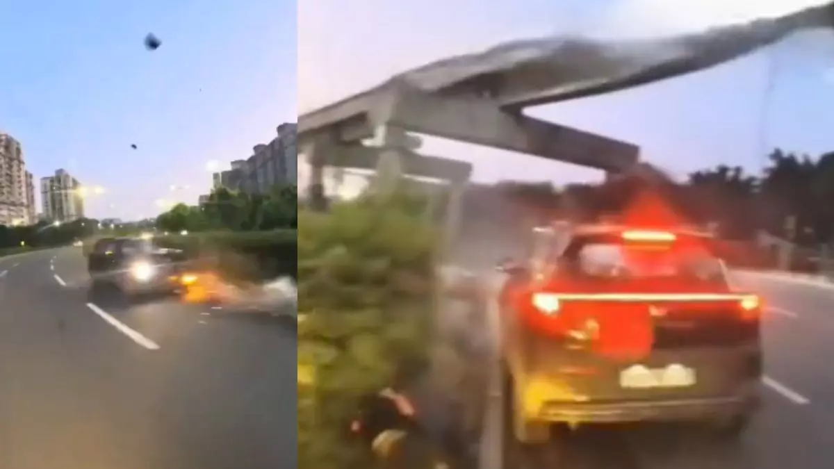 VIDEO में देखिए बाइक की रफ्तार और गलत दिशा में कार, डरा देगा ये खौफनाक हादसा VIDEO में देखिए बाइक की रफ्तार और गलत दिशा में कार, डरा देगा ये खौफनाक हादसा