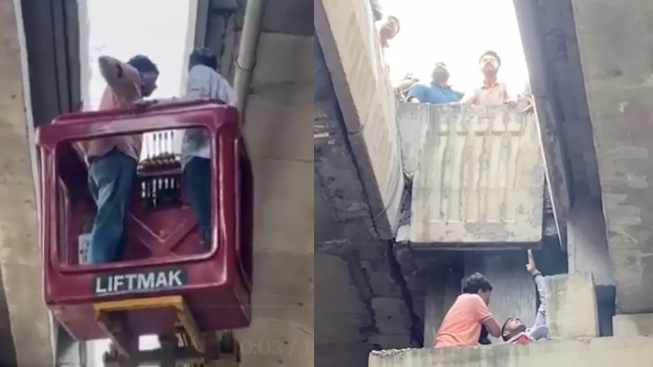 पुल के पिलर पर गिरी लड़की, स्कूटी को वाहन ने मारी टक्कर, वीडियो हुआ वायरल पुल के पिलर पर गिरी लड़की, स्कूटी को वाहन ने मारी टक्कर, वीडियो हुआ वायरल