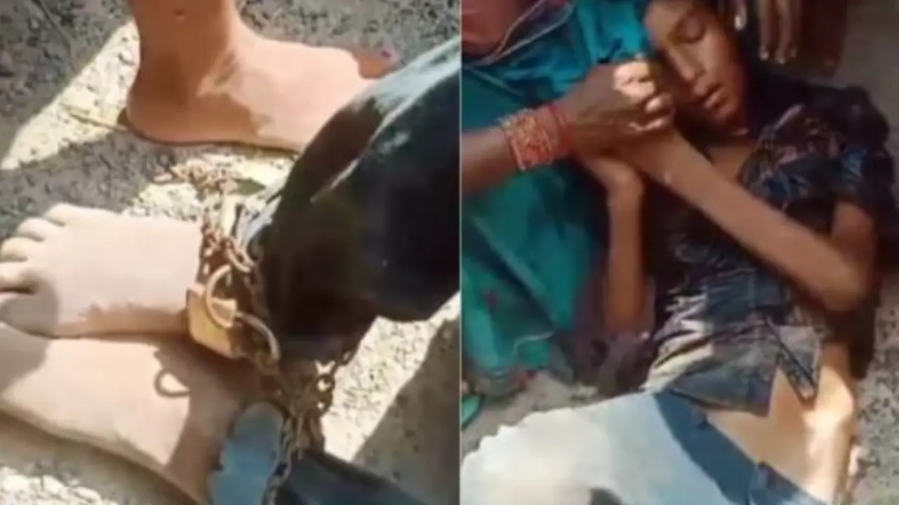 पौधा ही तो तोड़ा था! खंभे से बांधा और पैरों में जंजीर, बिहार के बेगुसराय में नाबालिक को जमकर पिटा