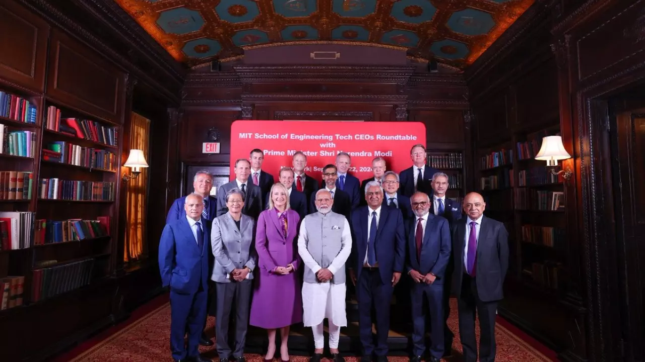 Modi in US: PM ने सुंदर पिचाई समेत कई टेक दिग्गजों के साथ की हाई-प्रोफाइल चर्चा! जानें कौन-कौन हुए शामिल