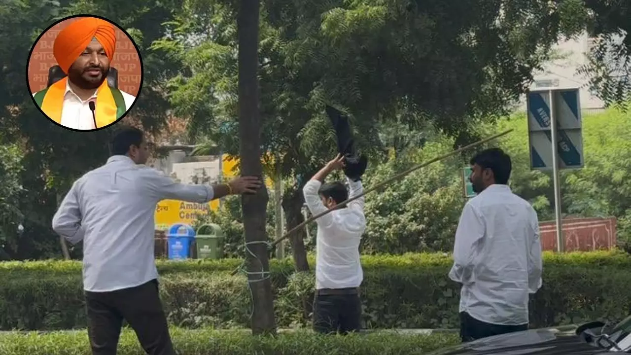 राहुल गांधी को BJP नेता ने बोला था आतंकवादी तो कांग्रेस नेताओं ने दिखाए काले झंडे, जानें मामला