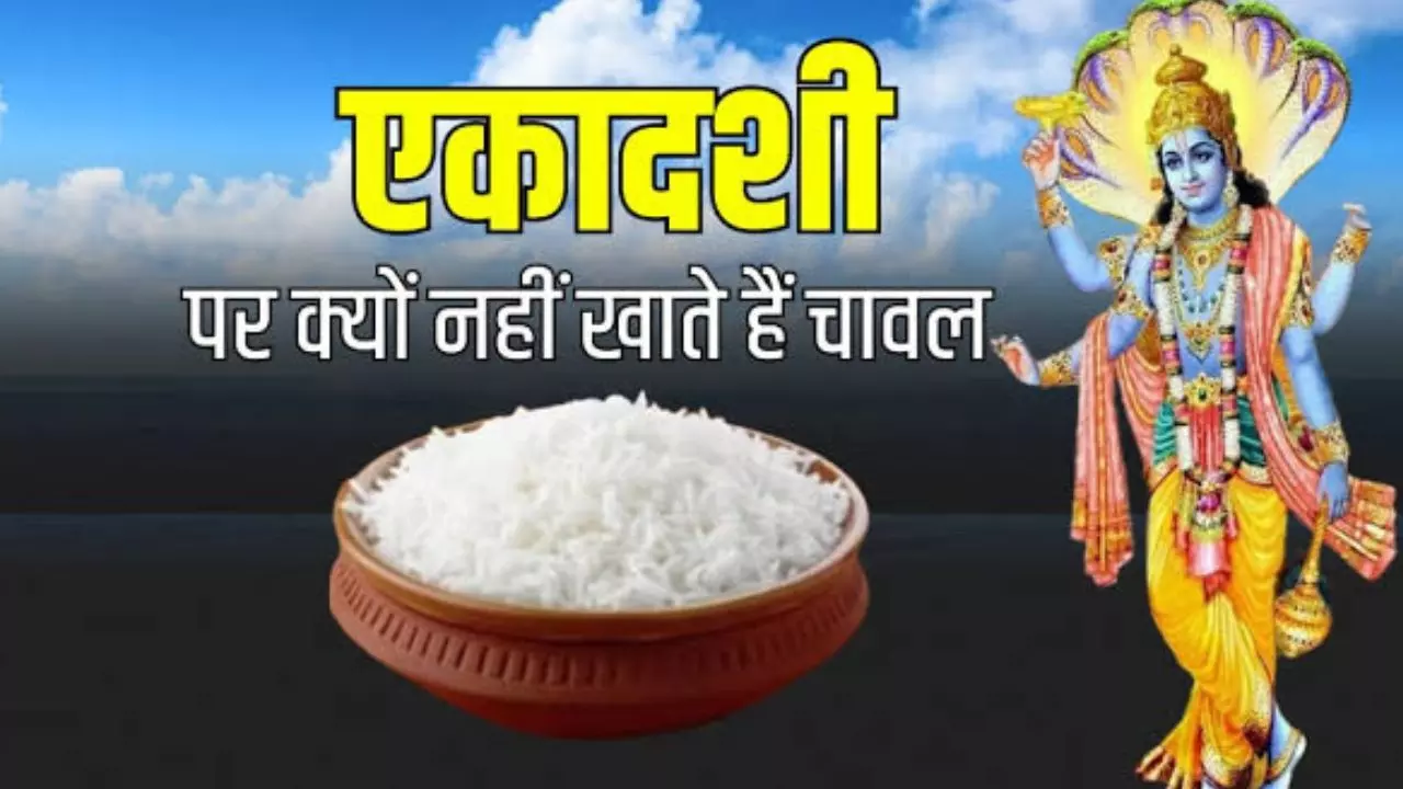 भूलकर भी एकादशी के दिन नहीं खाना चाहिए चावल, जानें क्या है इसके पीछे की धार्मिक मान्यता