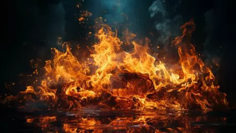 पंखे से निकली चिंगारी ने गुरुकुल के भविष्य को किया राख, 4 बच्चों की हालत गंभीर