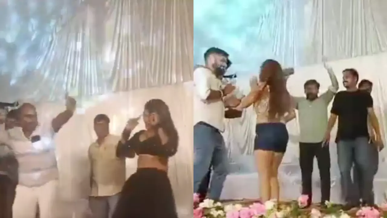 तहसीलदार की फेयरवेल पार्टी, बार बालाओं के साथ ठुमके, वायरल वीडियो के बाद अधिकारियों पर कार्रवाई