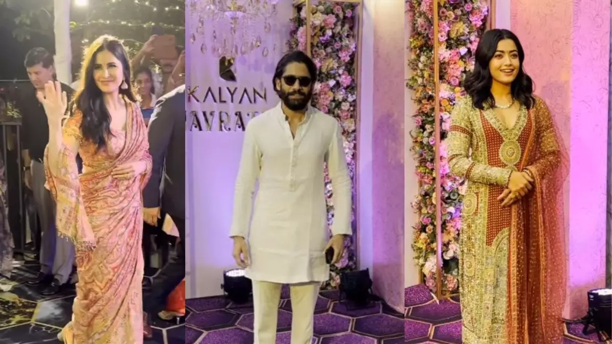 कैटरीना कैफ,नागा चैतन्य और अन्य बॉलीवुड हस्तियों ने नवरात्रि पार्टी में मचाई धूम, बिखेरा जलवा