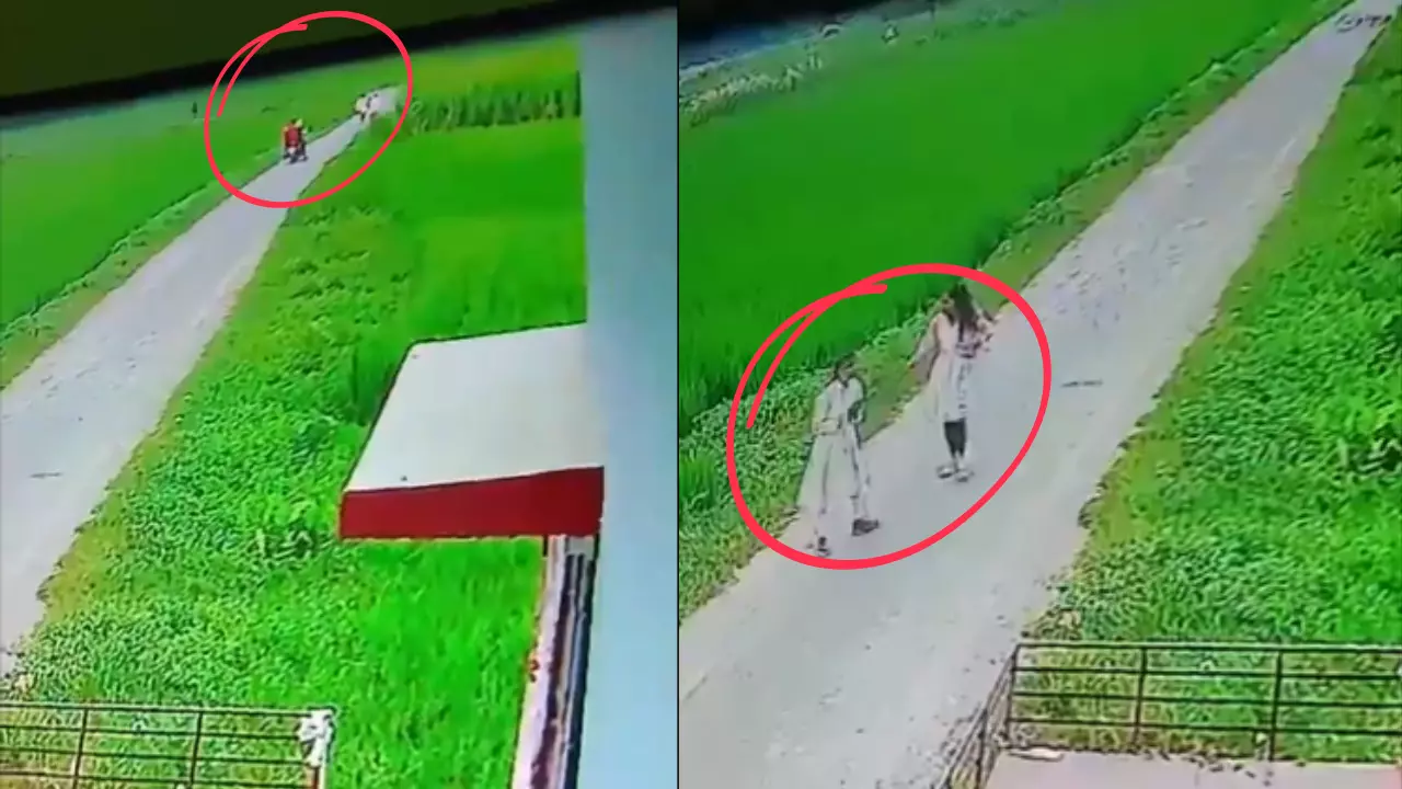 योगी सरकार में शोहदों का आतंक: पापा बचाओ... कहते हुए भागी छात्राएं, CCTV में कैद हुई वारदात