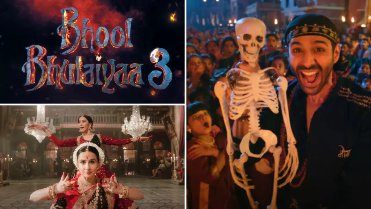 Bhool Bhulaiyaa 3 Official Trailer : एक नहीं दो मंजुलिका लगाएंगी हॉरर कॉमेडी में तड़का,भूतों को भगाएंगे रूह बाबा