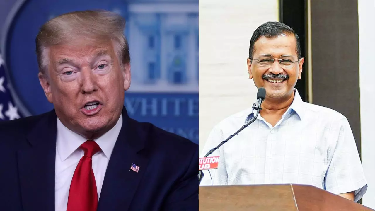 फ्री की रेवड़ी पहुंची अमेरिका! केजरीवाल ने शेयर किया डोनाल्ड ट्रंप का वीडियो, लोगों ने कहा- हरियाणा क्यों हारे?