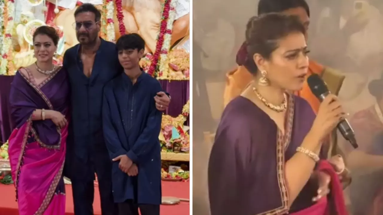 दुर्गा पंडाल में जूता पहने पैपराजी पर भड़की Kajol, कहा- पूजा का सम्मान करें