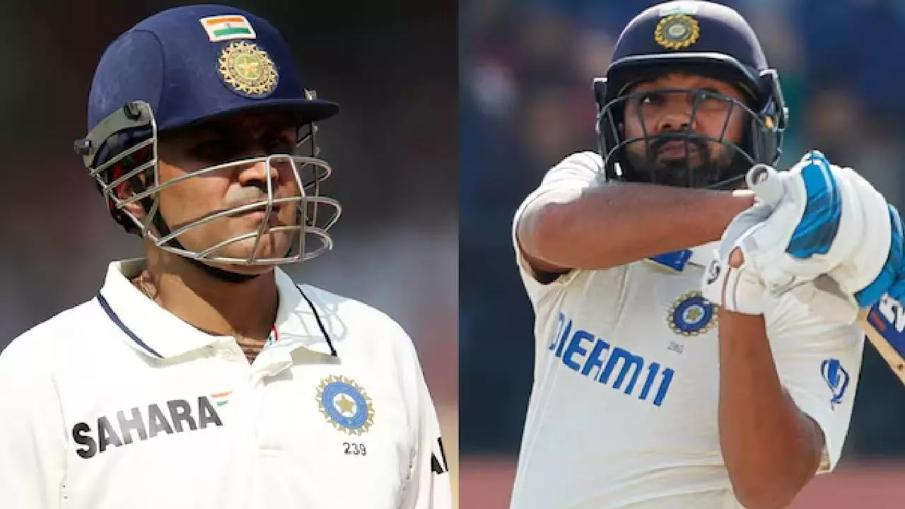 रोहित शर्मा तोड़ेंगे वीरेंद्र सहवाग का बड़ा रिकॉर्ड, टेस्ट में भी कर दी है छक्कों की बारिश