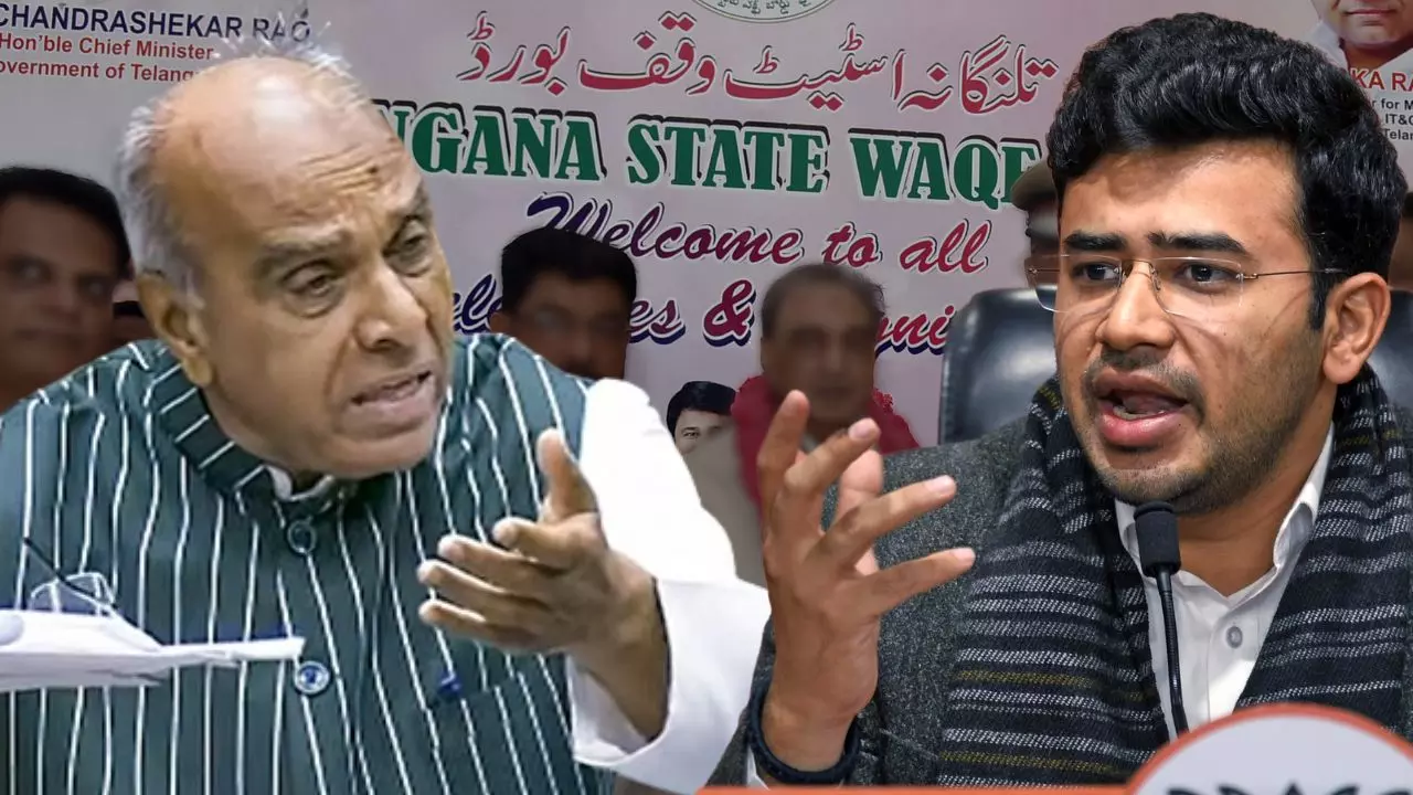 विपक्षी सदस्यों ने JPC चीफ के साथ वक्फ बिल मीटिंग में की बदतमीजी! तेजस्वी सूर्या के दावे से मची सनसनी
