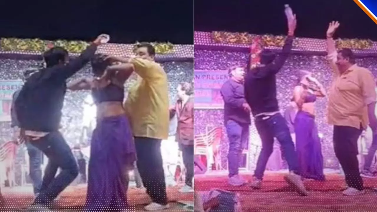 MP: दशहरा उत्सव में बार-बालाओं ने किया अश्लील डांस, पुलिस कांस्टेबल और नेता जी ने ली मौज, Video वायरल