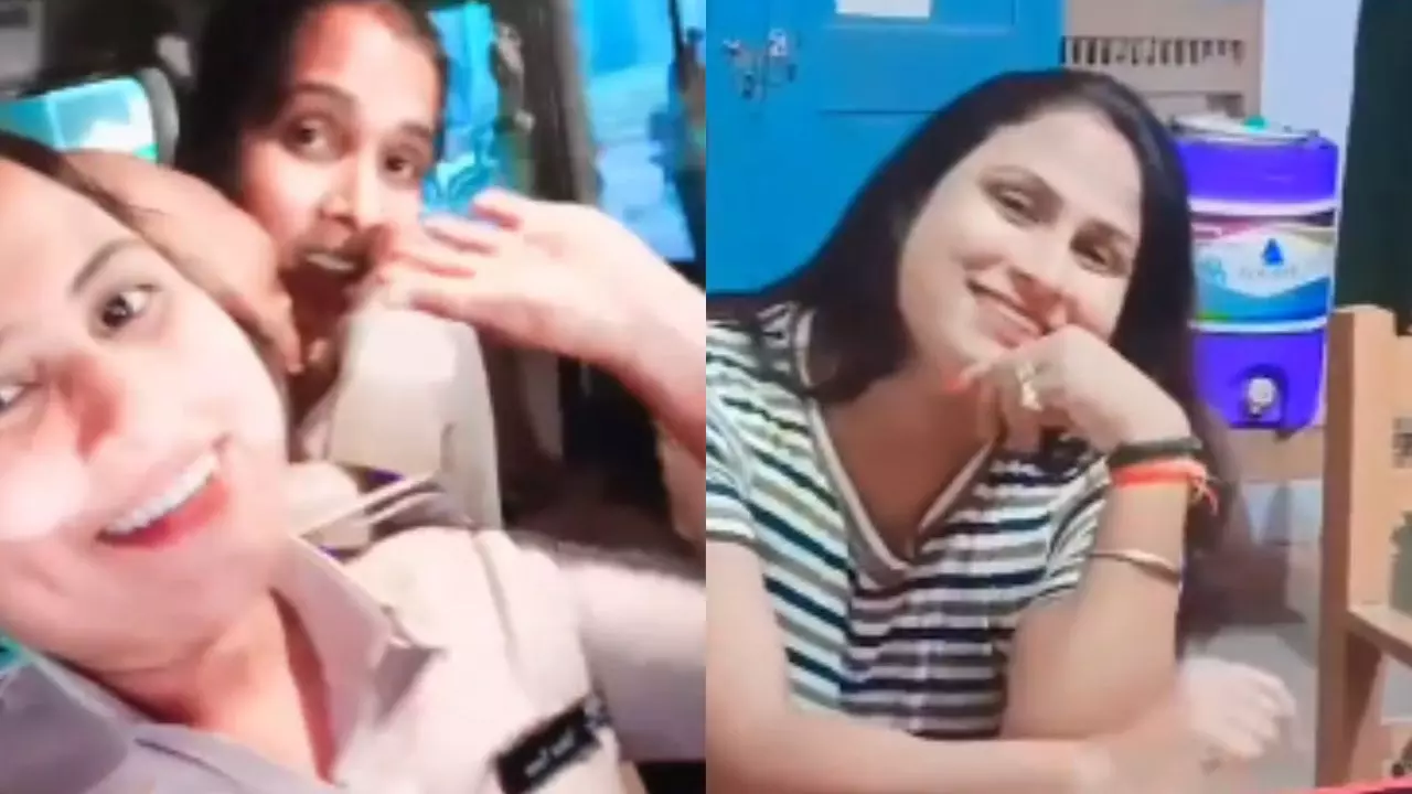 ऑन ड्यूटी महिला सिपाहियों पर चढ़ी रील्स की खुमारी, अब एक्शन की तैयारी ऑन ड्यूटी महिला सिपाहियों पर चढ़ी रील्स की खुमारी, अब एक्शन की तैयारी