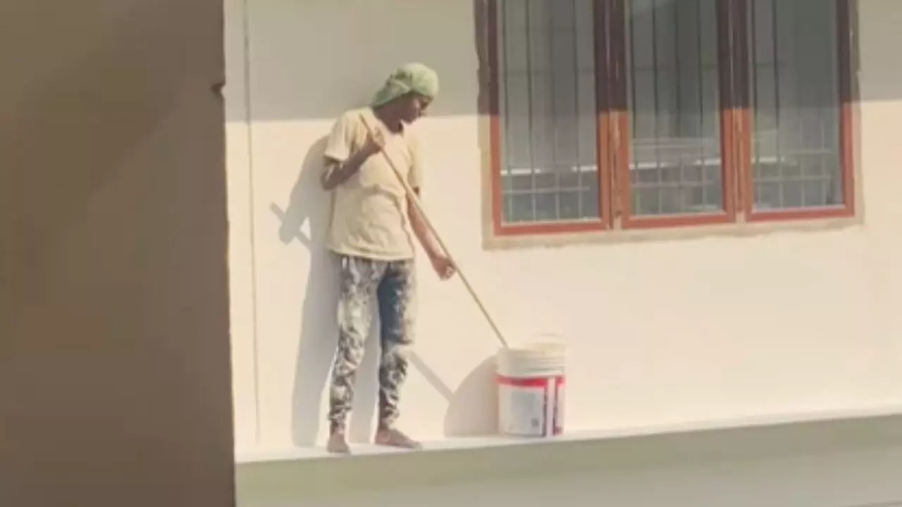 राष्ट्रगान सुन ठहर गया पेंटर, Video हुआ वायरल; लोगों ने कहा - यही सच्चा देशभक्त है