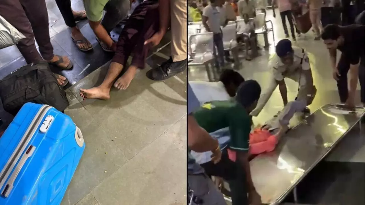 दिवाली की भीड़ के कारण मुंबई रेलवे स्टेशन में मची भगदड़, कई लोग हुए जख्मी