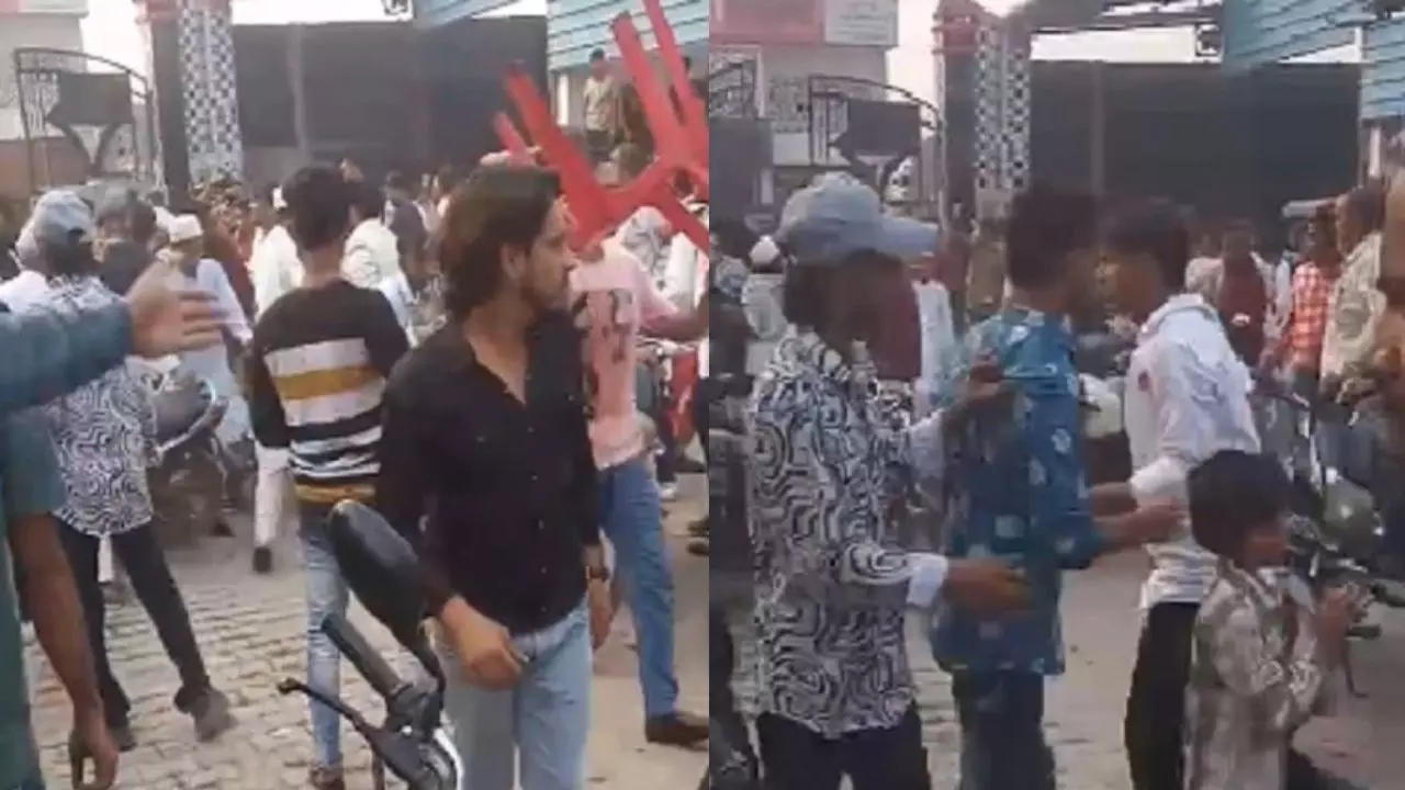 UP के इस जिले में मचा छुहारा युद्ध, निकाह के दौरान घराती और बारातियों के बीच चले लात घूंसे, देखें VIDEO