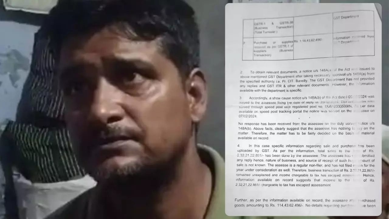 हर दिन 400 रुपये कमाने वाले को आया 114 करोड़ का Income Tax Notice, फर्जी फर्म के जाल में फूल मियां