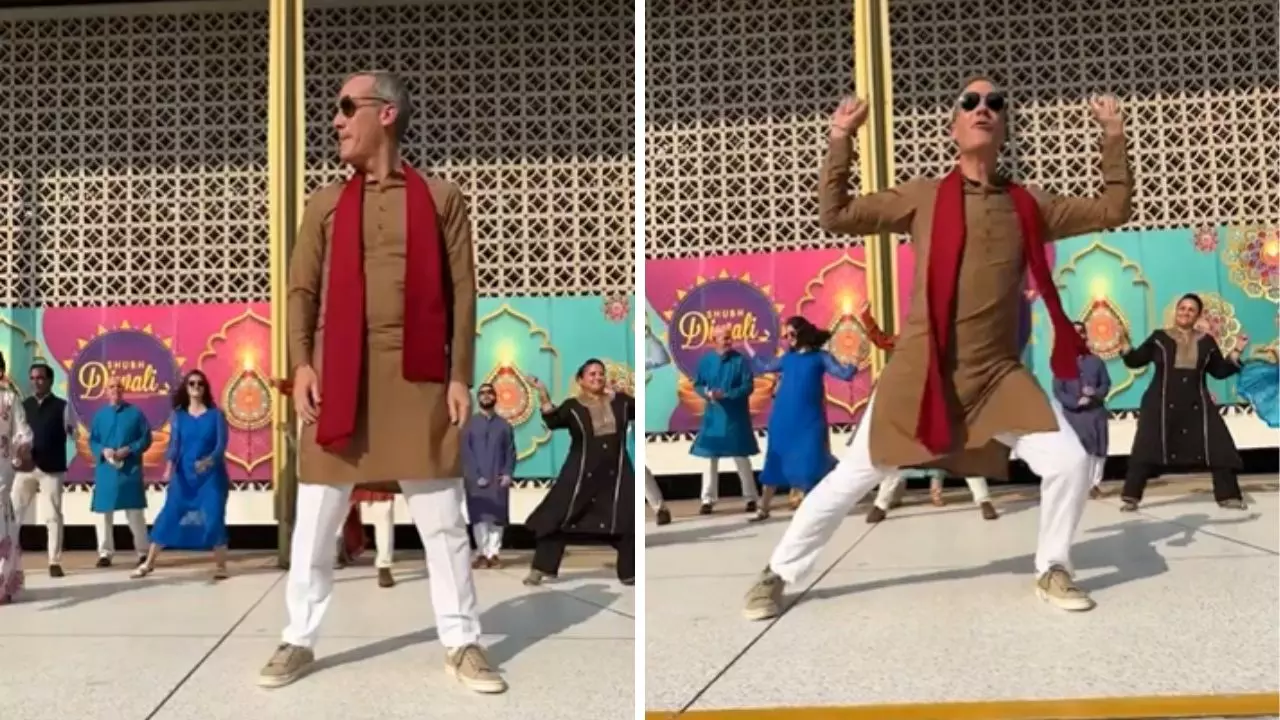 दिवाली का चढ़ा जोश! तौबा-तौबा गाने पर झूम उठे भारत में अमेरिकी राजदूत; देखें VIDEO