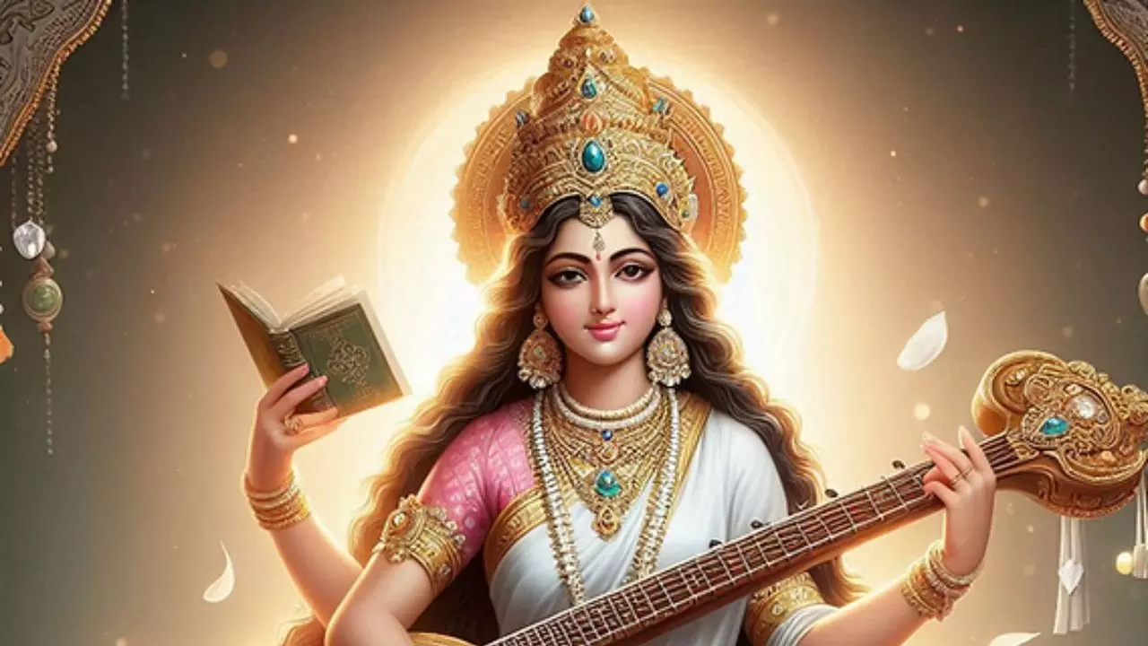 घर में किस दिशा में रखें मां सरस्वती की प्रतिमा? जानिए वास्तु अनुसार शुभ दिशा और फायदे