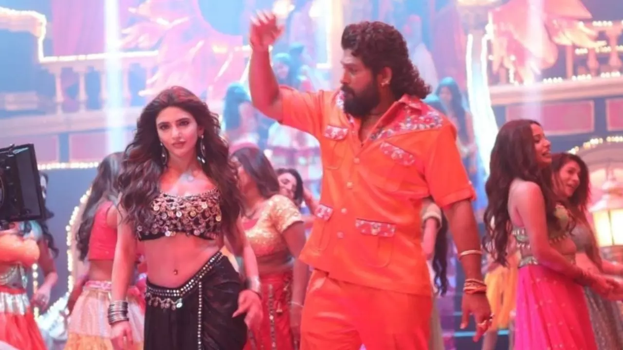 Pushpa 2: The Rule के सेट से लीक हुई Sreeleela और Allu Arjun के डांस नंबर की तस्वीर