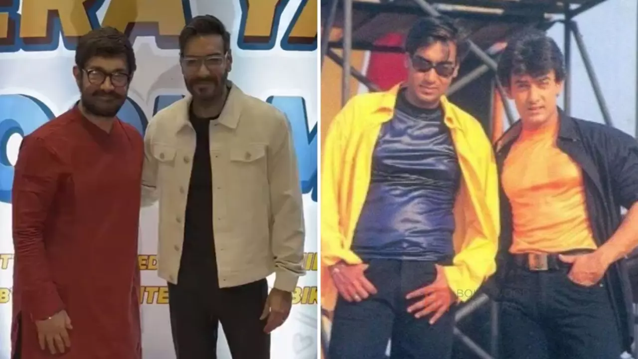 इवेंट में एक साथ दिखे Aamir Khan और Ajay Devgn, फैंस ने कहा- इश्क 2