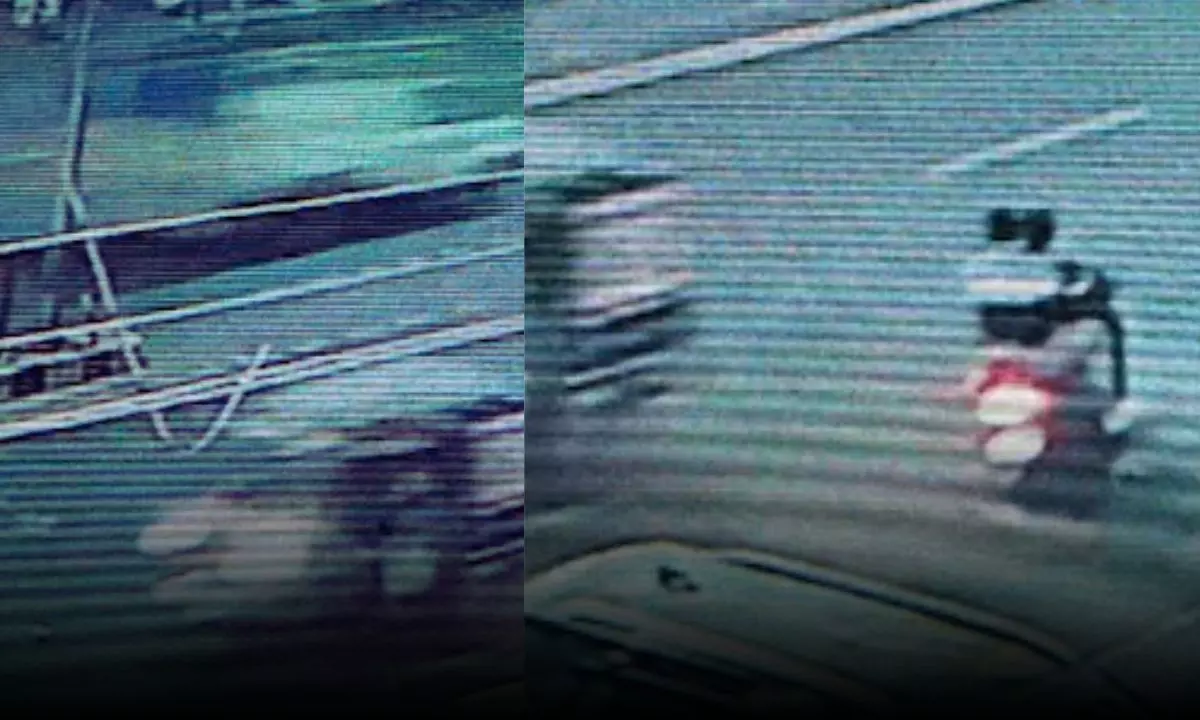 UP: तेज रफ्तार टेम्पो की टक्कर से कई मीटर दूर जा गिरा बाइक सवार युवक, CCTV में कैद हुआ दर्दनाक वीडियो
