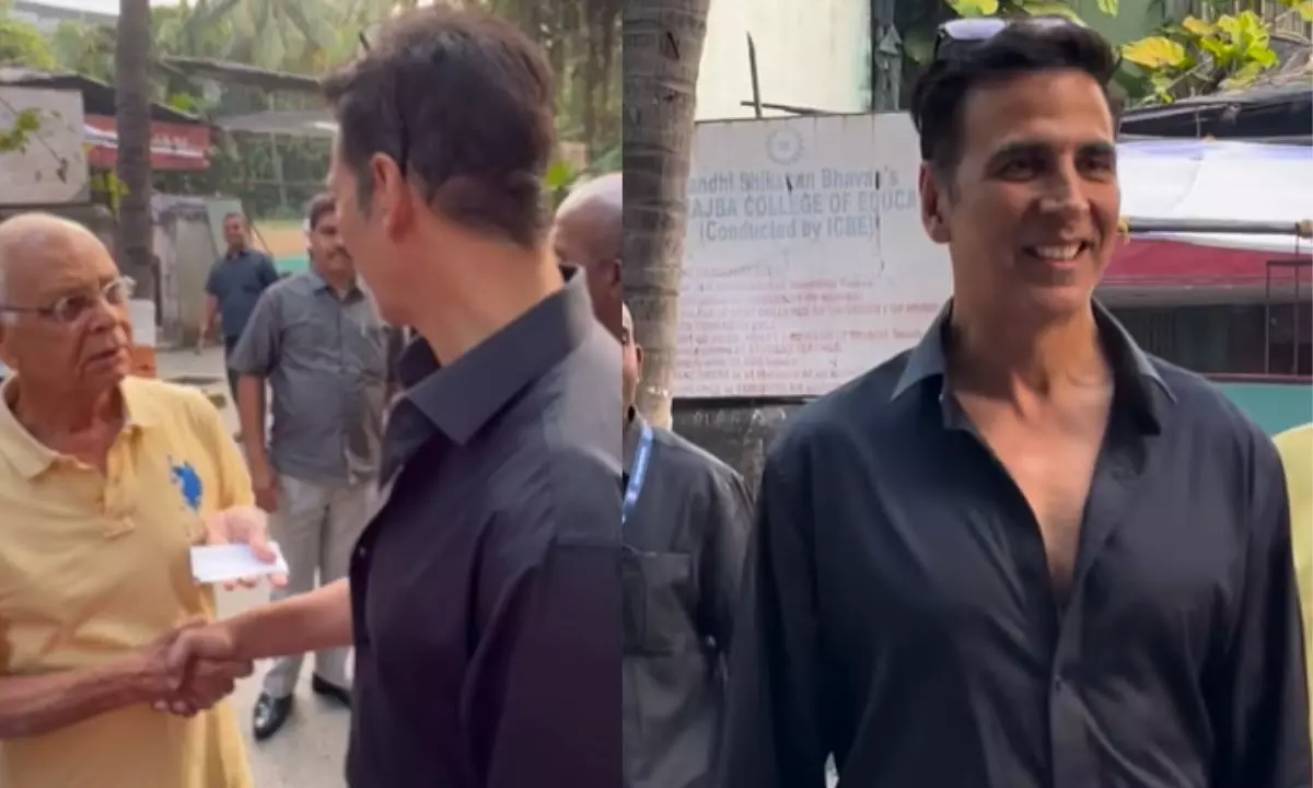 अक्षय कुमार ने सीनियर सिटीजन से की टॉयलेट पर चर्चा, वोटिंग का महत्व भी समझाया, Video वायरल