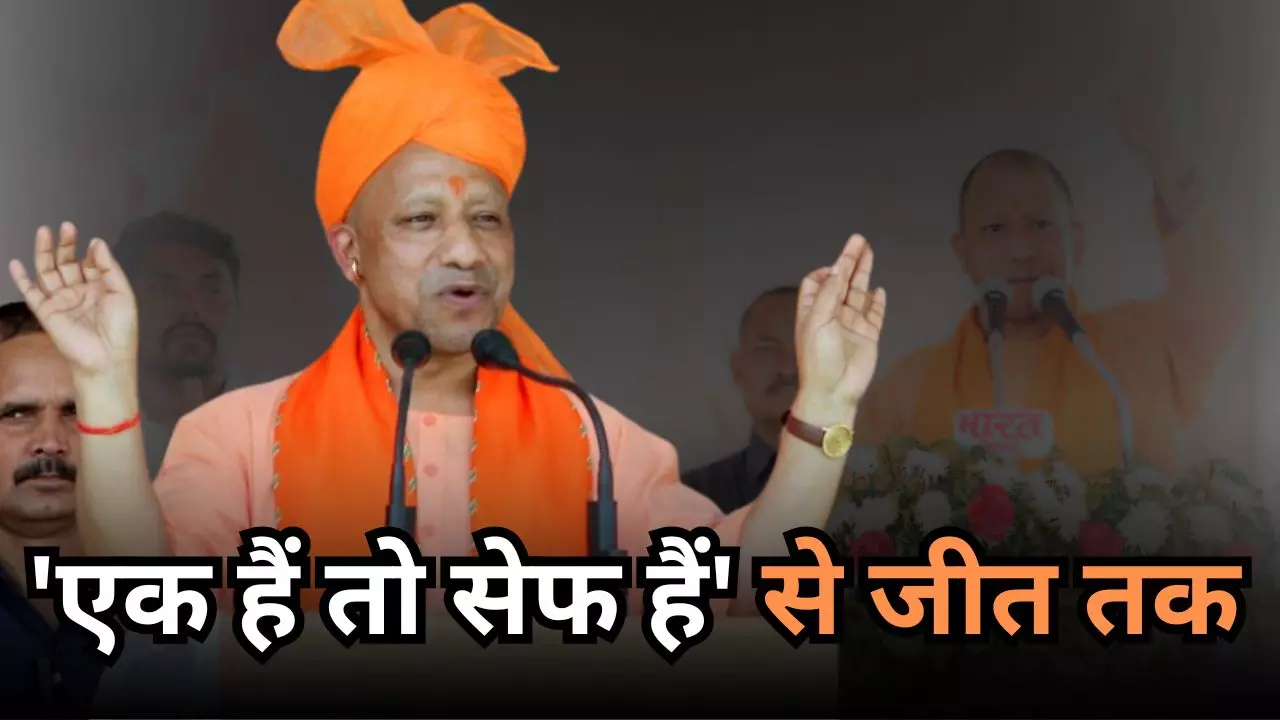 यूपी से महाराष्‍ट्र त‍क बजा योगी आदित्यनाथ का डंका, काम कर गया बंटेंगे तो कटेंगे का नारा