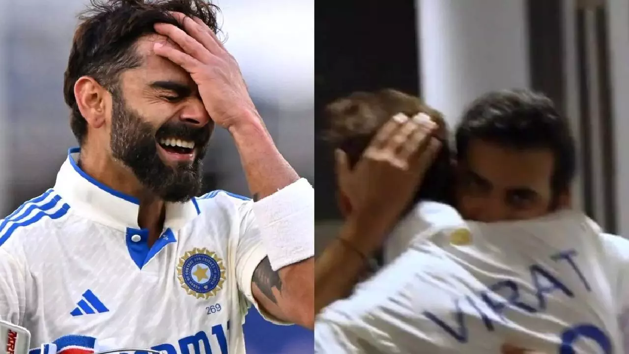 पर्थ में विराट ने जड़ा शतक तो इमोशनल हो गए गंभीर, BCCI ने शेयर किया वीडियो