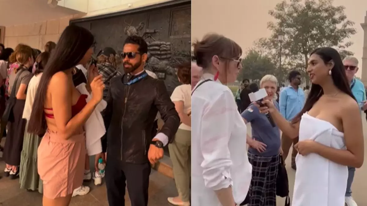 देखना था कि विदेश की तरह भारत में भी लड़की..., इंडिया गेट टॉवल वीडियो पर अब सन्नति मित्रा ने दी सफाई