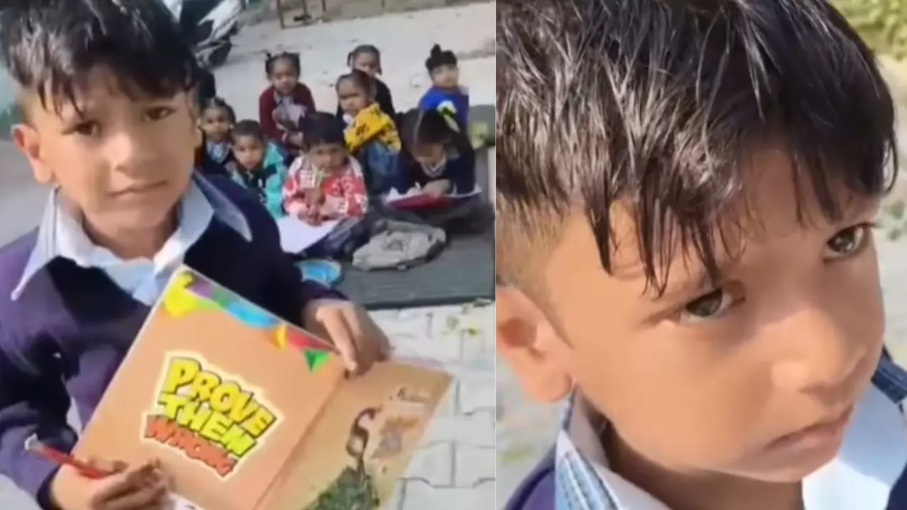 टीचर के आगे बच्चे ने बयां किया अपना दर्द, कहा- आटा घर आया नहीं, रात कुछ खाया नहीं; Video वायरल