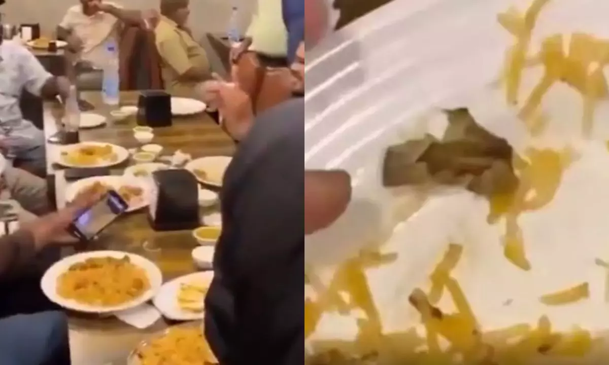 Cigarette Biryani! रेस्टोरेंट में ग्राहकों को बिरयानी में सिगरेट के टुकड़े मिलने का वीडियो वायरल