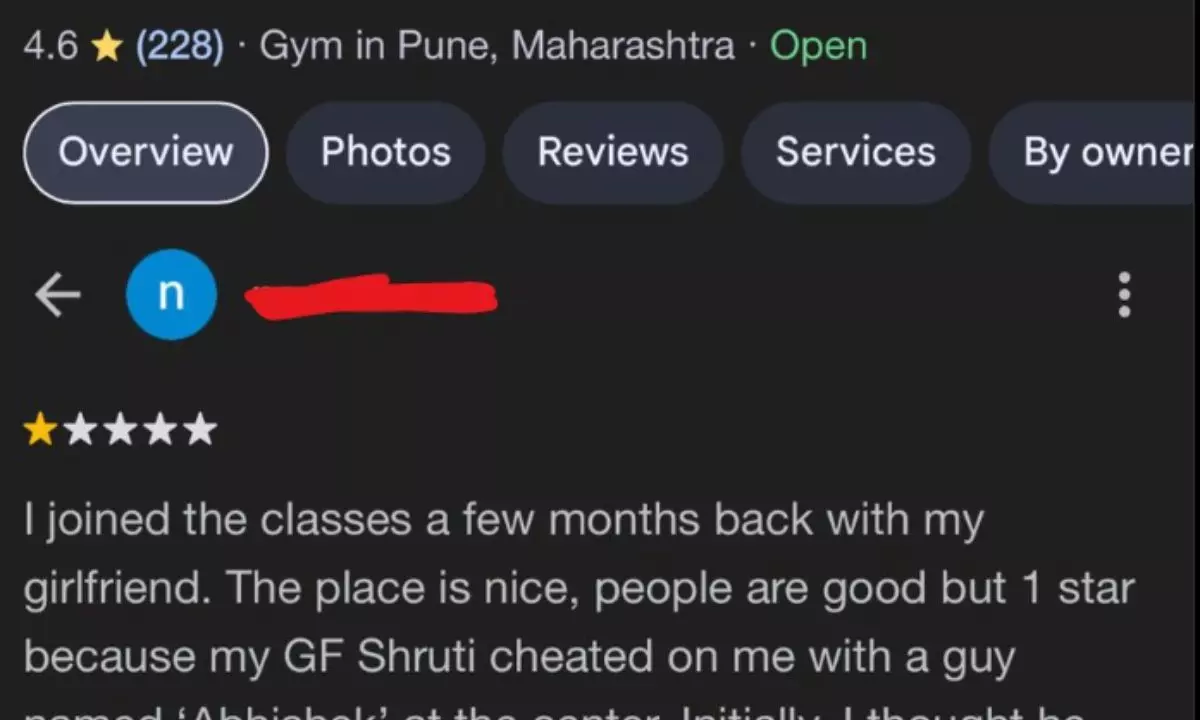 गर्लफ्रेंड से मिला धोखा, तो जिम को दी वन स्टार रेटिंग, लोगों ने कहा- प्रोटिन शेक शेयर करने की गलती