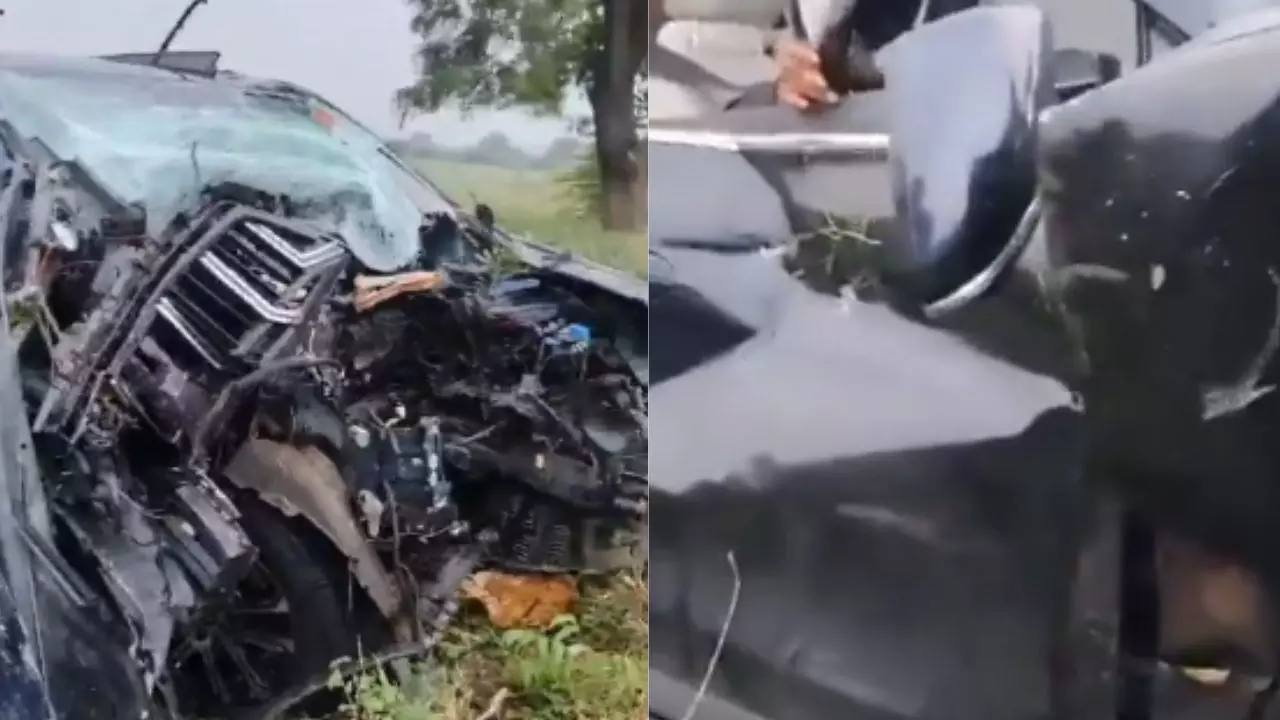 मौत से थमी तेज रफ्तार, पेड़ से टकराई कार, 3 डॉक्टरों की ले ली जान, 1 की हालत गंभीर