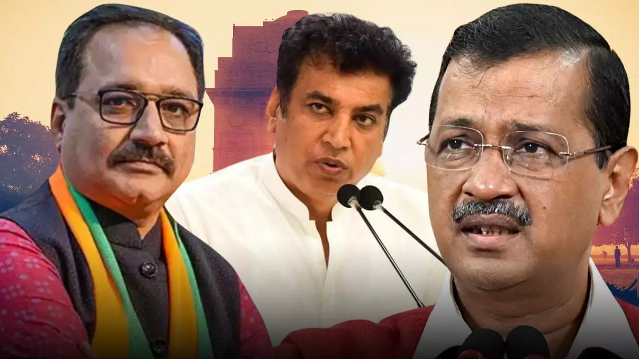 BJP-कांग्रेस के साथ त्रिकोणीय मुकाबला कैसे जीतेगी AAP? पिछले नतीजों और वोट शेयर पर एक नजर