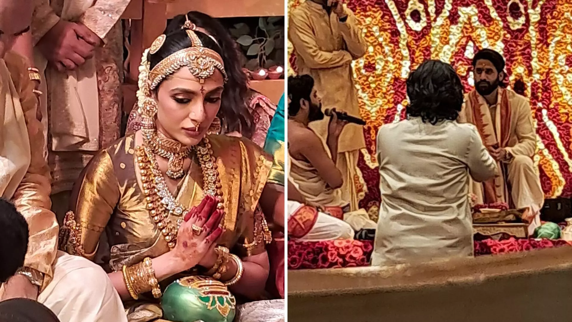 शादी के बंधन में बंधे Naga Chaitanya और Sobhita Dhulipala, सामने आई कपल की तस्वीरें शादी के बंधन में बंधे Naga Chaitanya और Sobhita Dhulipala, सामने आई कपल की तस्वीरें