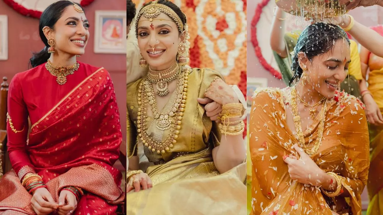 Sobhita Dhulipala के वेडिंग लुक्स हैं साउथ इंडियन शादी के लिए परफेक्ट, ऐसे करें रिक्रिएट