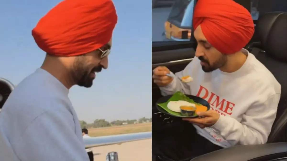 कॉन्सर्ट से पहले दिलजीत दोसांझ ने इस फेमस कैफे में साउथ इंडियन फूड का उठाया लुत्फ, शेयर किया वीडियो