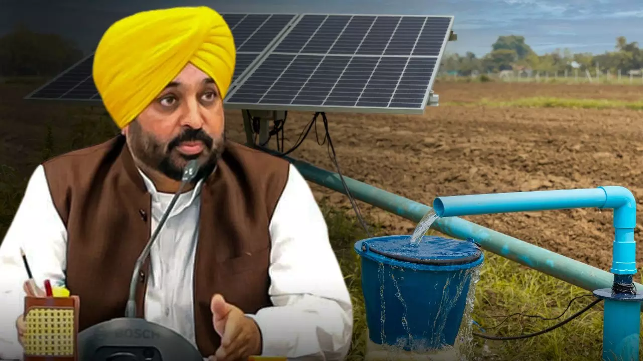 पंजाब में लगेंगे 2356 एग्रीकल्चर सोलर पंप, CM मान ने तीन कंपनियों को सौंपी जिम्मेदारी