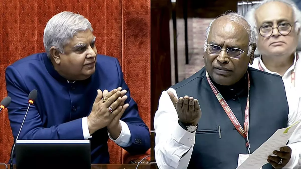  राज्यसभा में सबसे बड़ा व्यवधान खुद सभापति हैं, जगदीप धनखड़ पर फूटा खरगे का गुस्सा