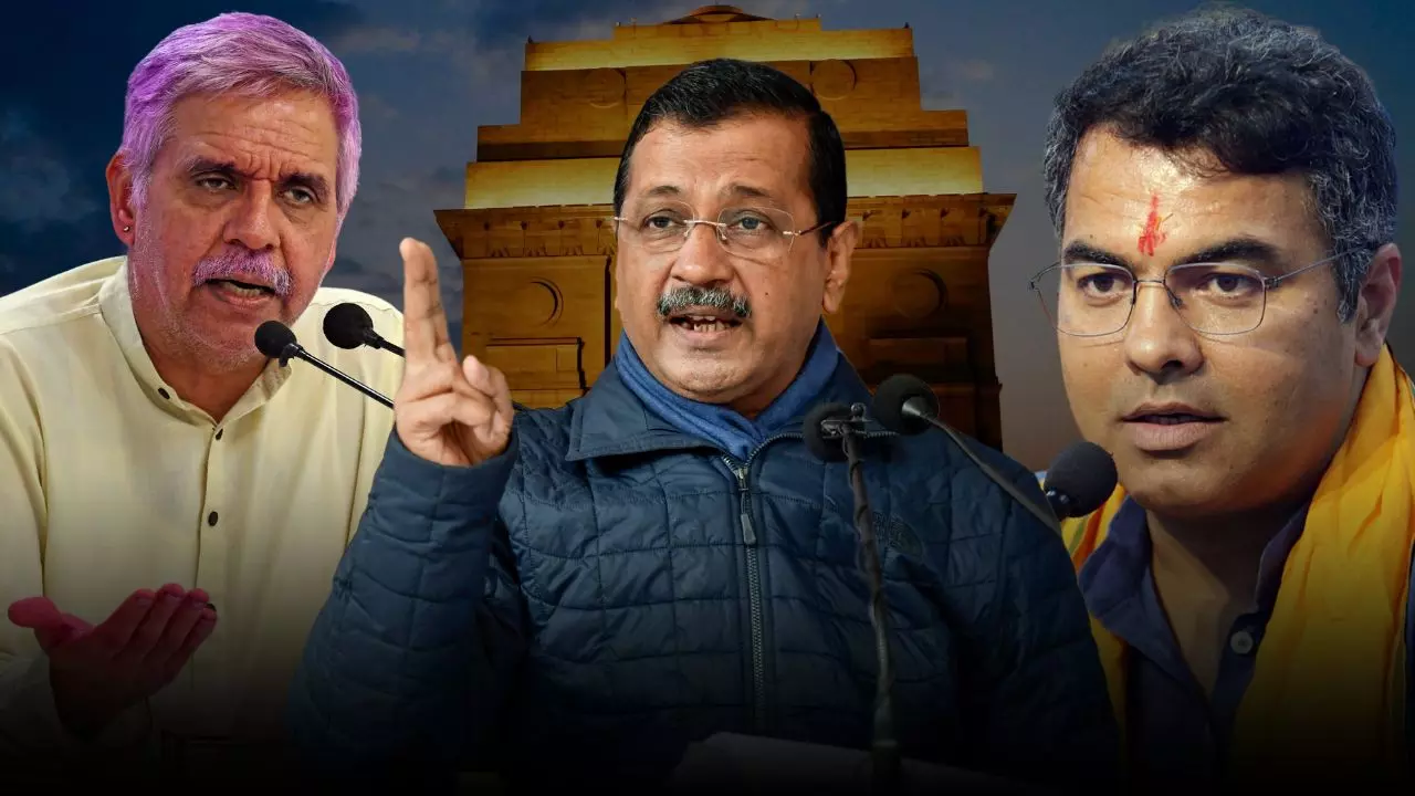 एक दिल्ली का बेटा और दो CM के बेटे के बीच टक्कर! केजरीवाल की नई दिल्ली सीट पर महामुकाबला